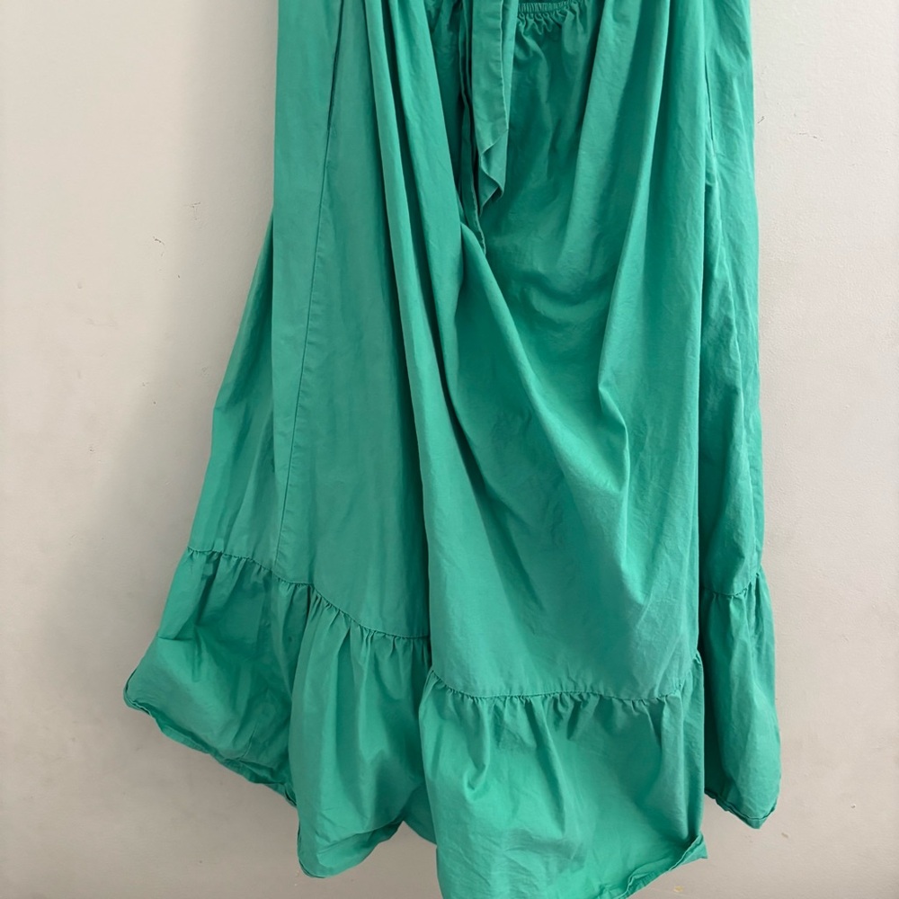 Adelyn Rae Kelly Green Ruffled Sleeveless Dress - Picture 5 of 7